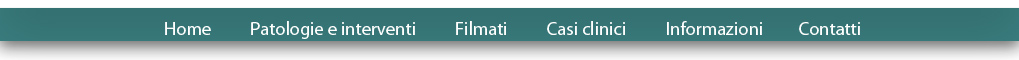 menù navigazione